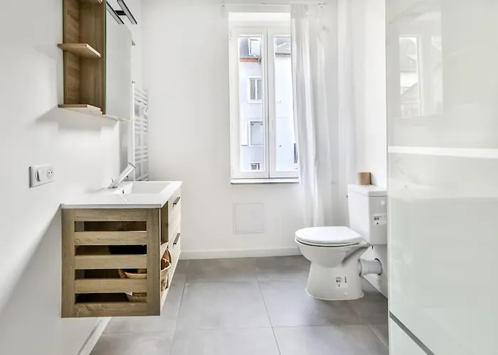 Signature Premium Modern Suite, Free Parking, Centre Mulhouse
